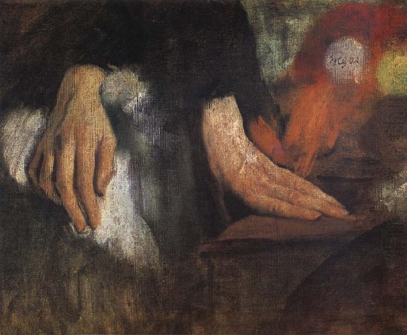 Edgar Degas Study of Hand china oil painting image